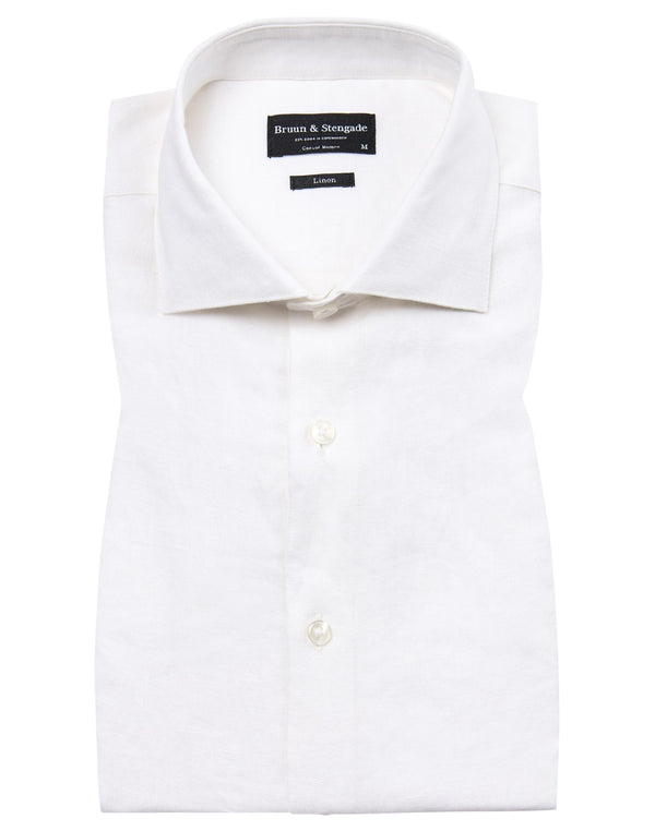 BS Bilbao Casual Modern Fit Shirt - White