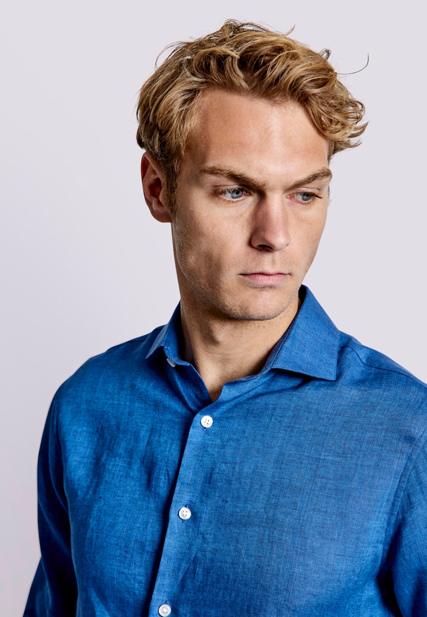 BS Sevilla Casual Slim Fit Skjorte - Blue
