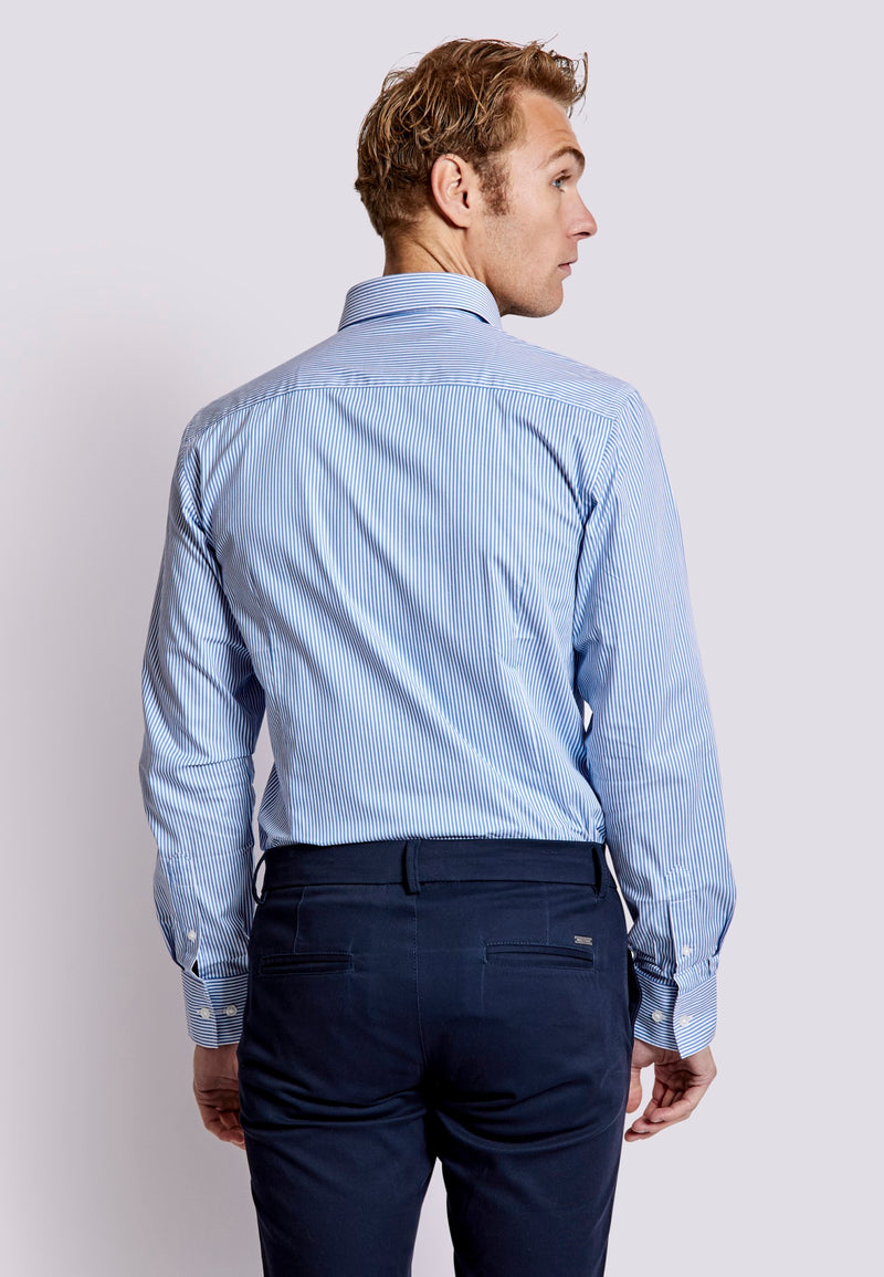 BS Vaughn Slim Fit Shirt - Blue/White