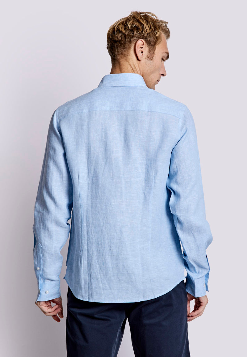 BS Sevilla Casual Slim Fit Shirt - Light Blue