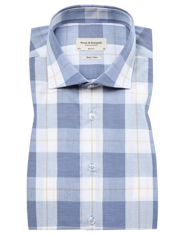 BS Elordi Slim Fit Shirt - Blue