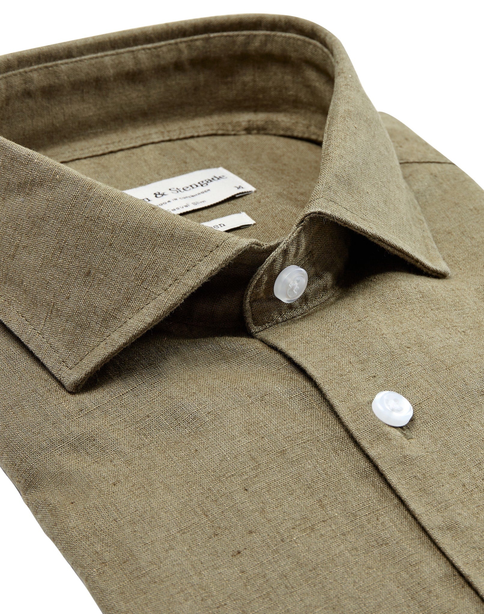 BS Ferrol Casual Slim Fit Skjorte - Army
