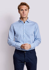 BS Kane Modern Fit Shirt - Blue/White