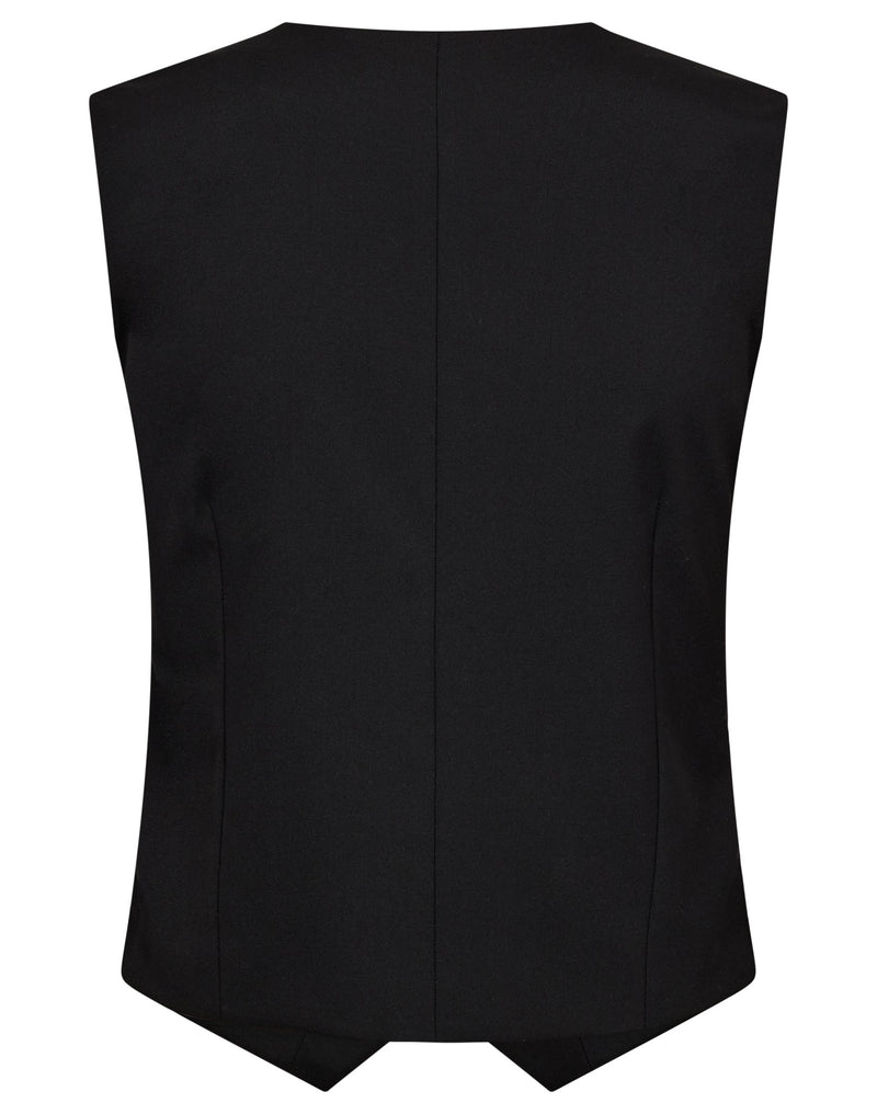 BS Decima Slim Fit Vest - Black