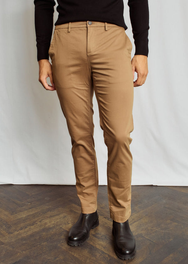 BS Malik Regular Fit Chinos - Sand