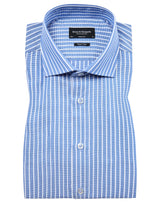 BS Fessor Modern Fit Shirt - Blue/White