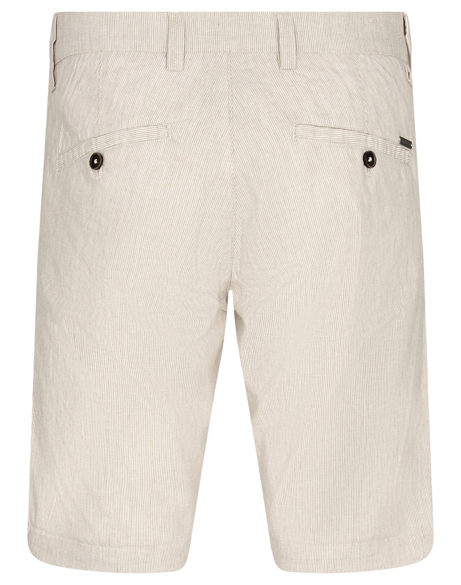 BS Isai Regular Fit Shorts - Beige/White