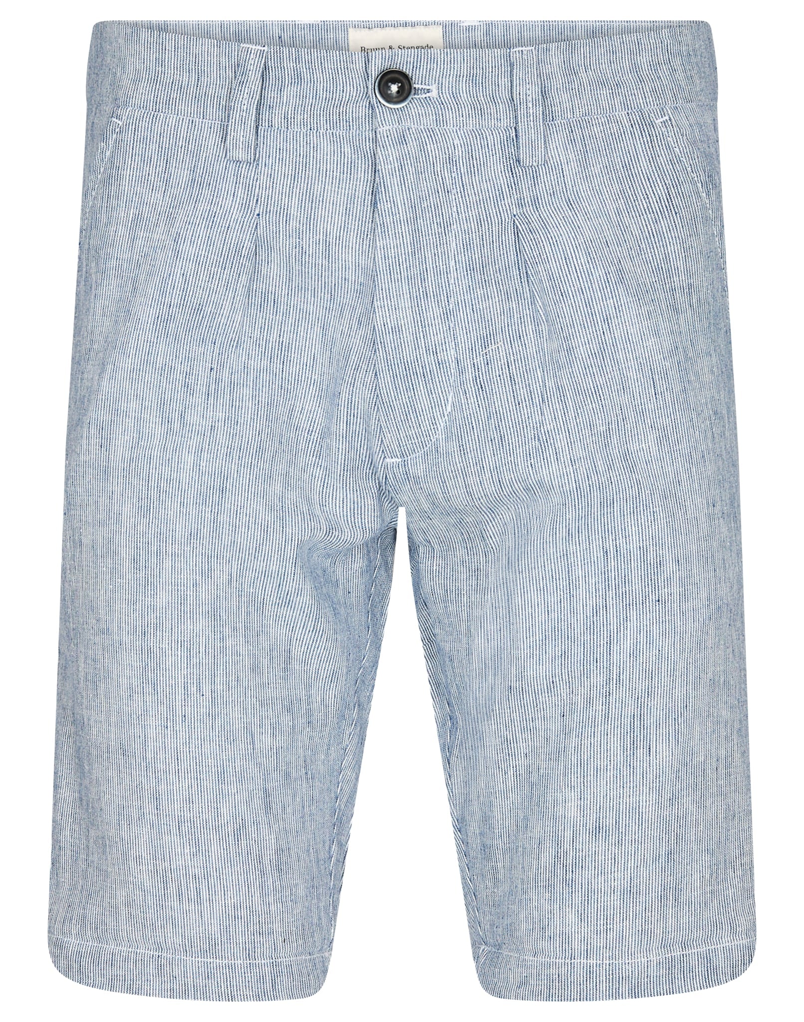 BS Isai Regular Fit Shorts - Navy/White