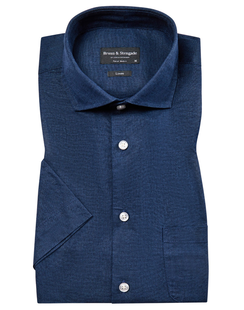 BS Gandia Casual Modern Fit Shirt - Navy