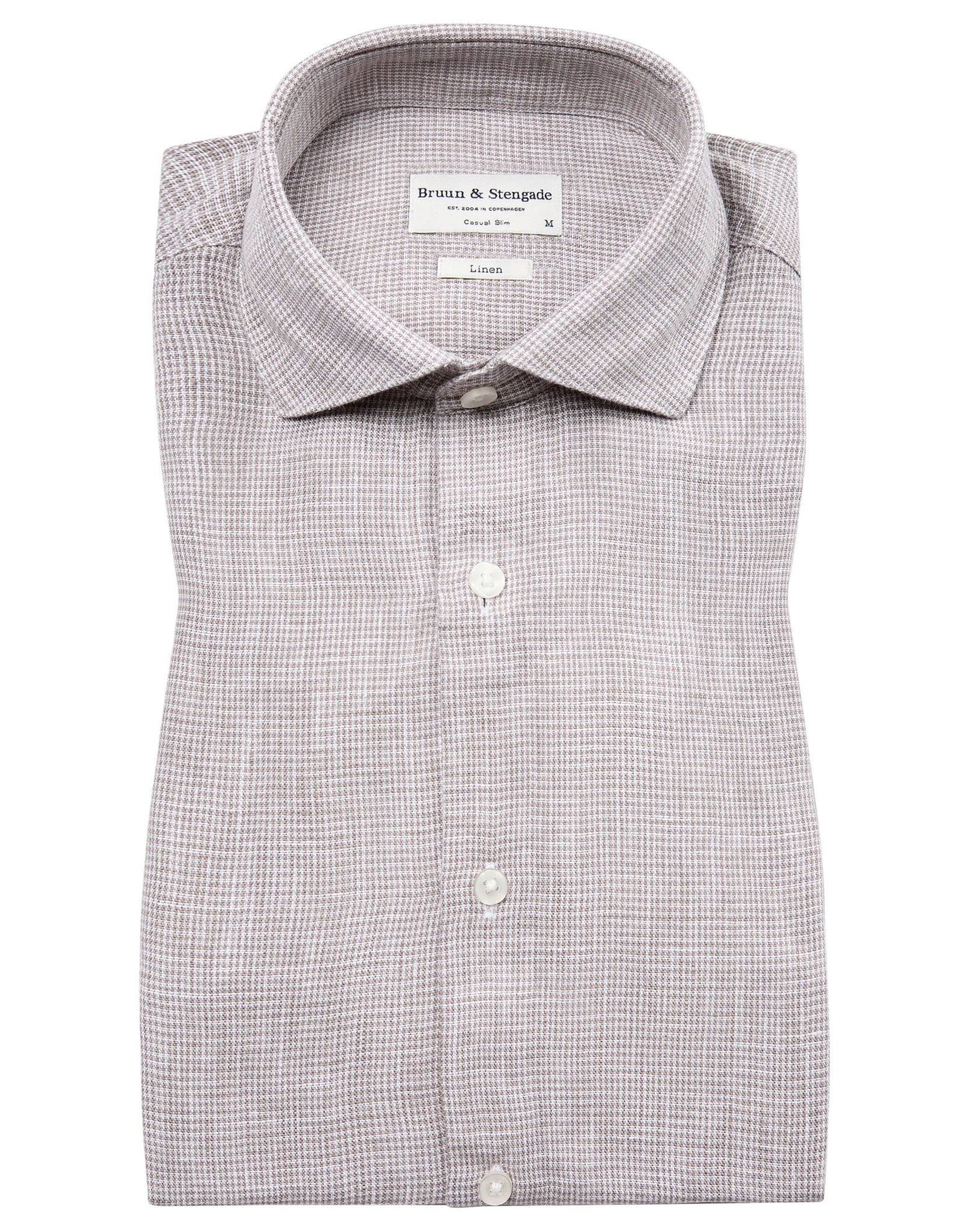 BS Madrid Casual Slim Fit Shirt - Clay