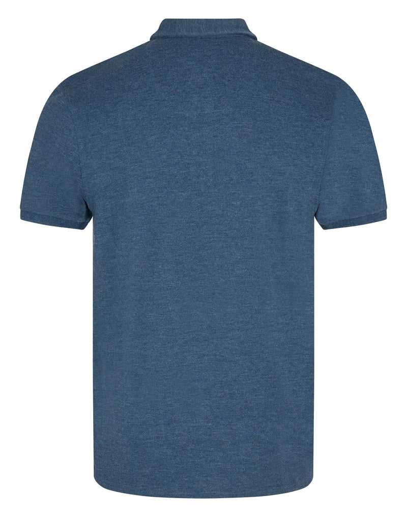 BS Monir Regular Fit Polo Shirt - Ocean