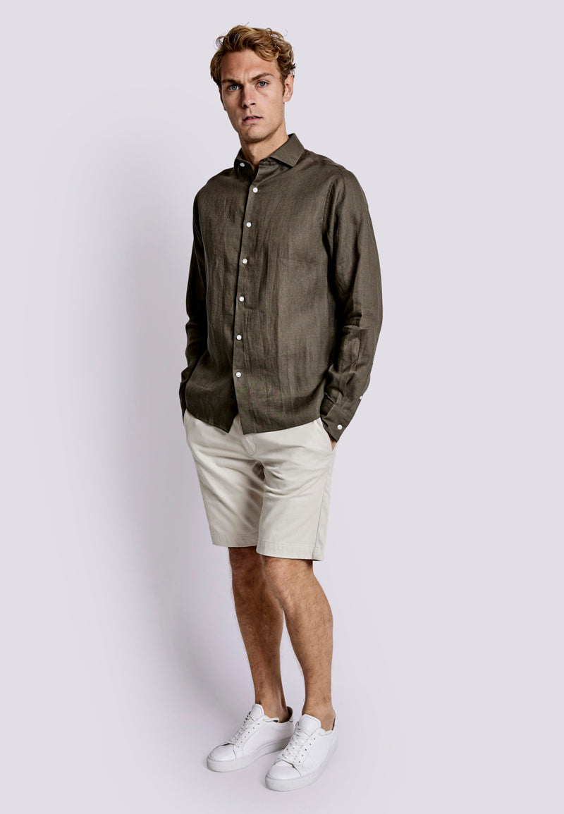 BS Bilbao Casual Modern Fit Shirt - Army