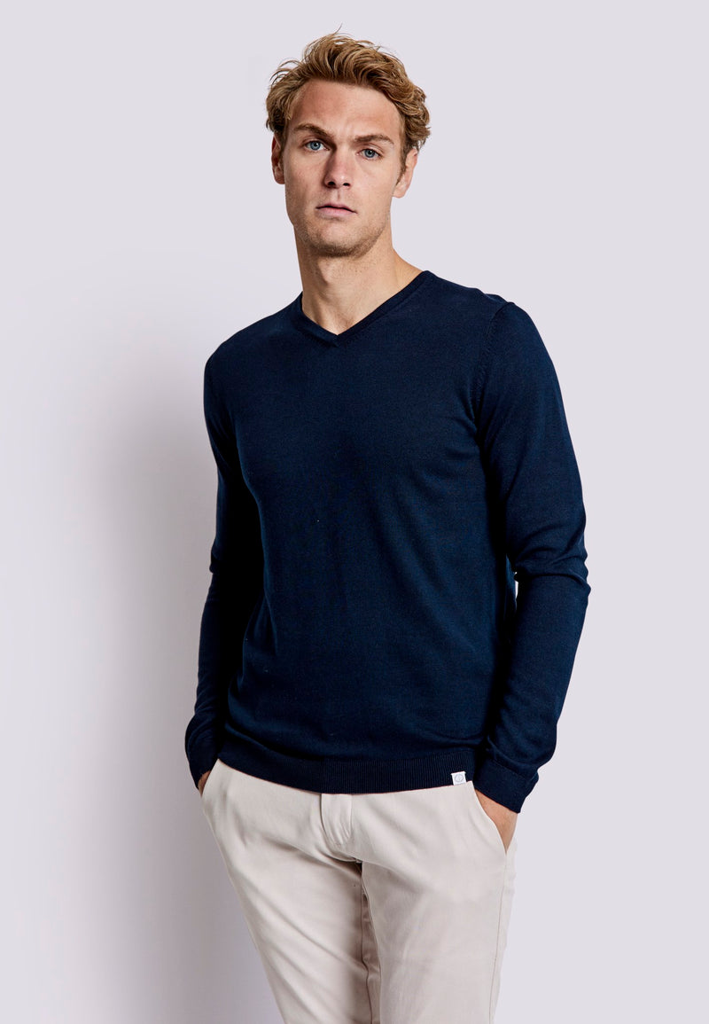 BS Armando Regular Fit Knitwear - Navy