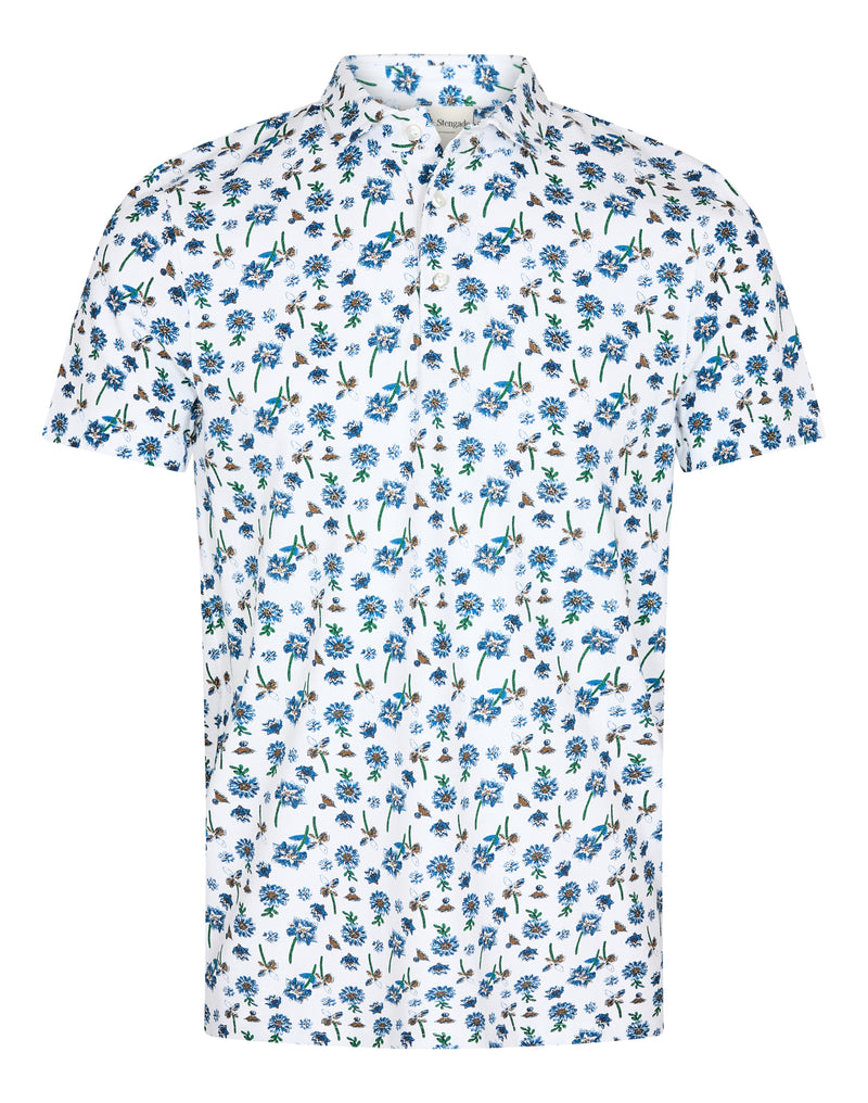 BS Rocky Regular Fit Polo Shirt - White
