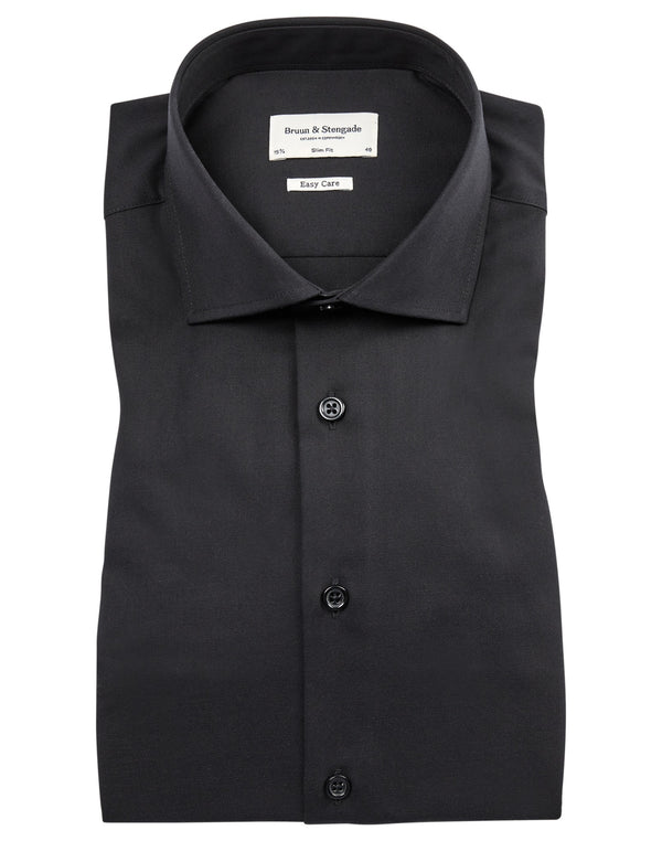 BS Miles Slim Fit Shirt - Black