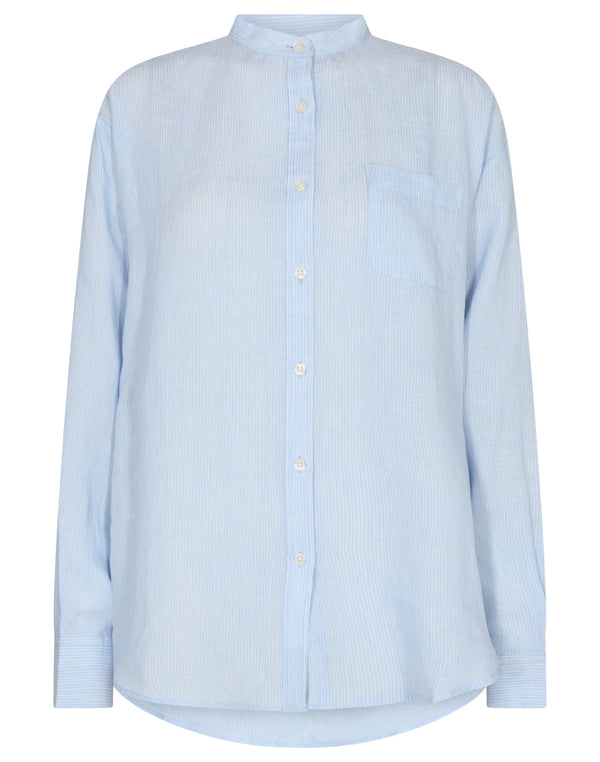 BS Abril Shirt - Light Blue/White