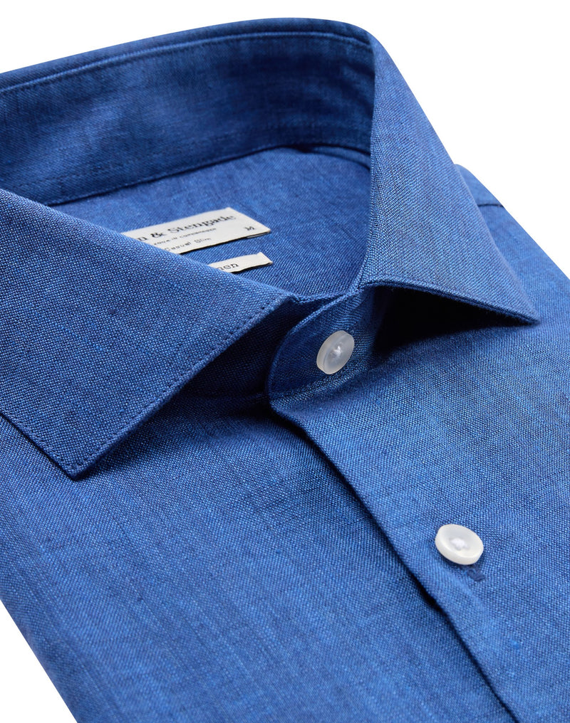 BS Sevilla Casual Slim Fit Shirt - Blue