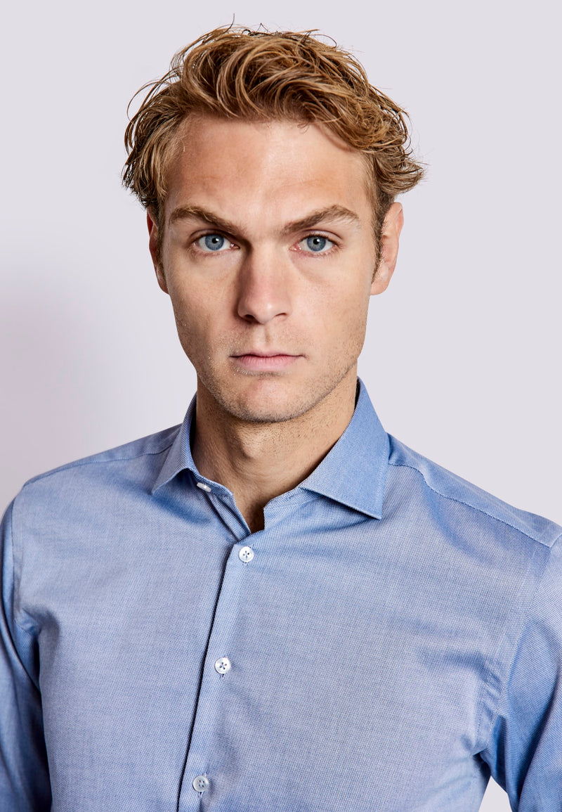 BS Pirlo Modern Fit Shirt - Blue