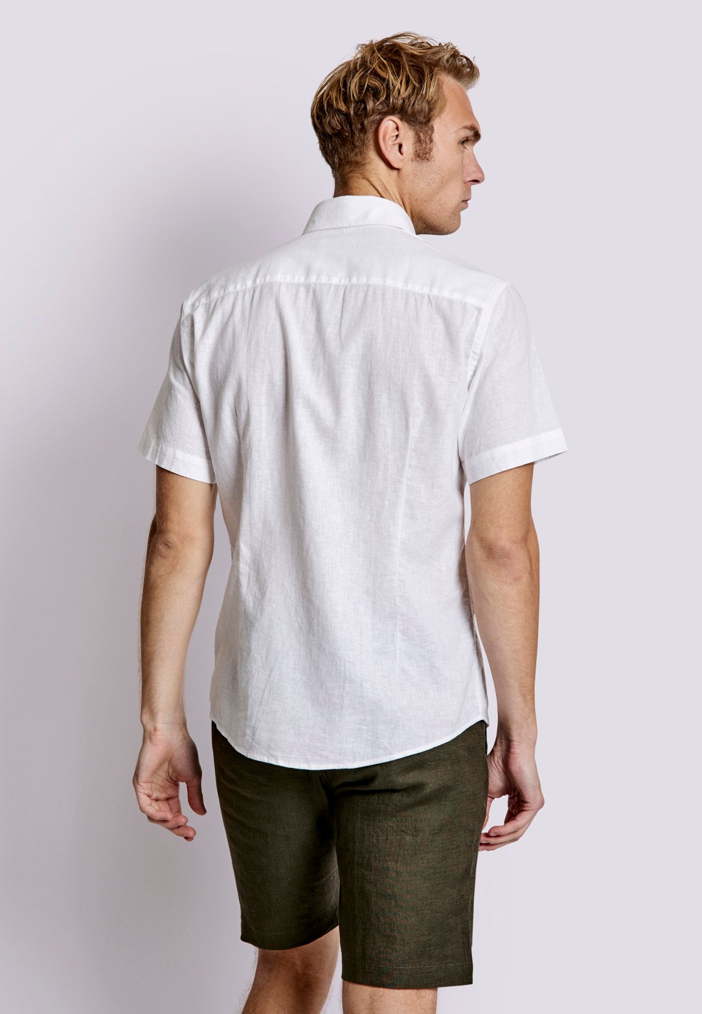 BS Gandia Casual Modern Fit Skjorte - White