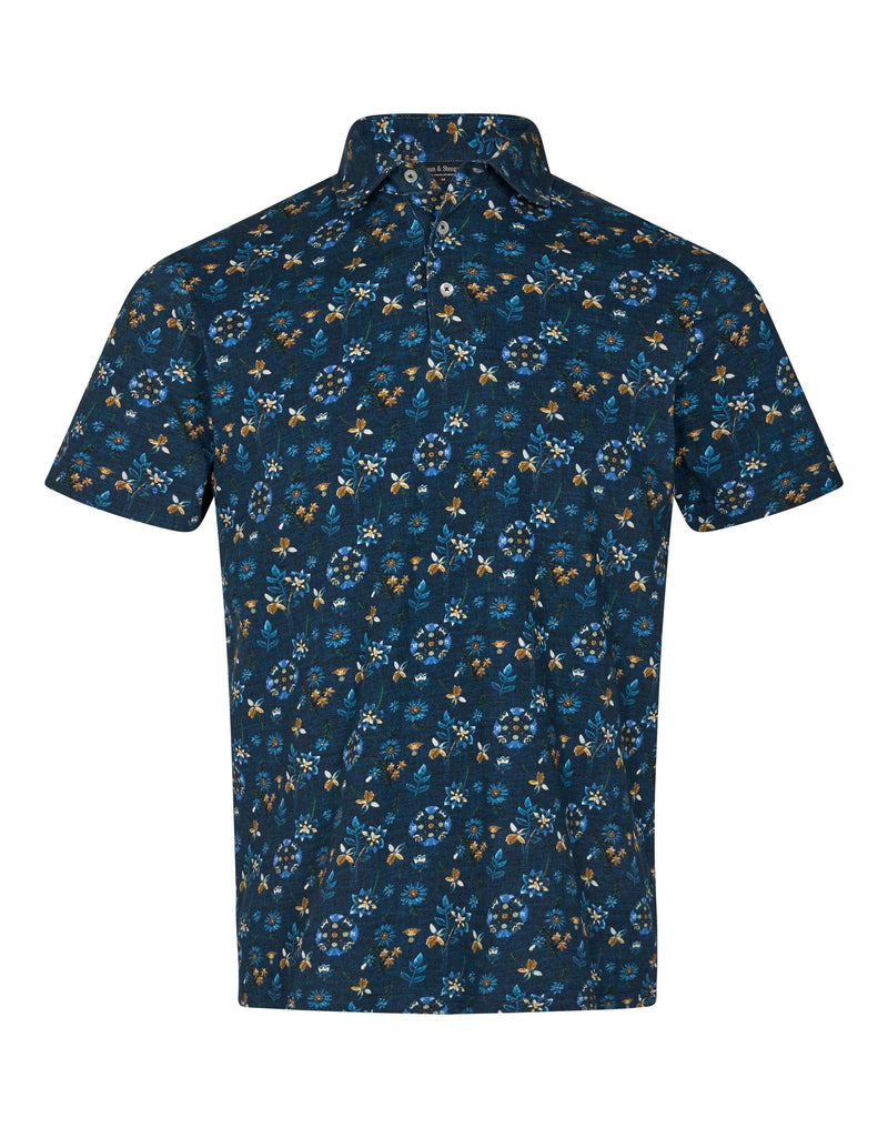 BS Chintu Regular Fit Polo Mørkeblå