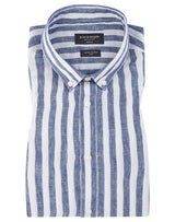 BS Kumamoto Modern Fit Hør Skjorte Navy
