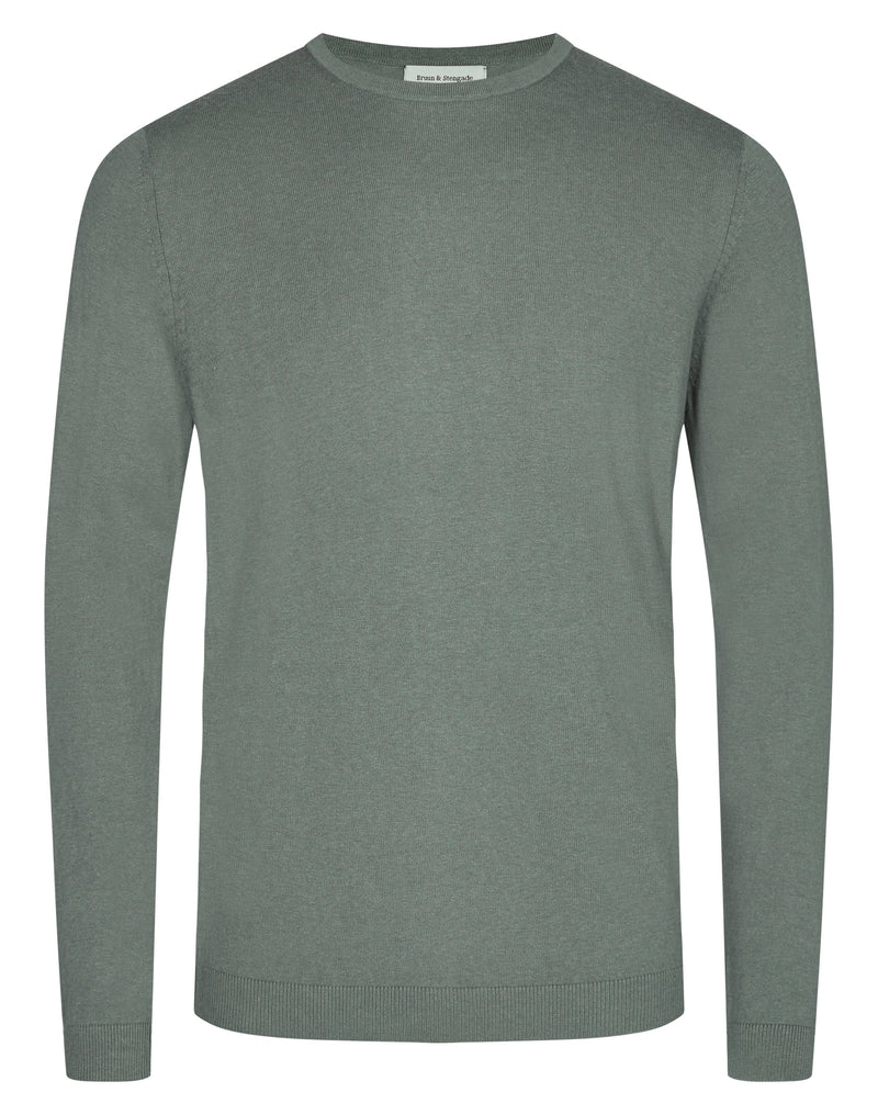 BS Gunnar Regular Fit Cashmere Strik Grøn