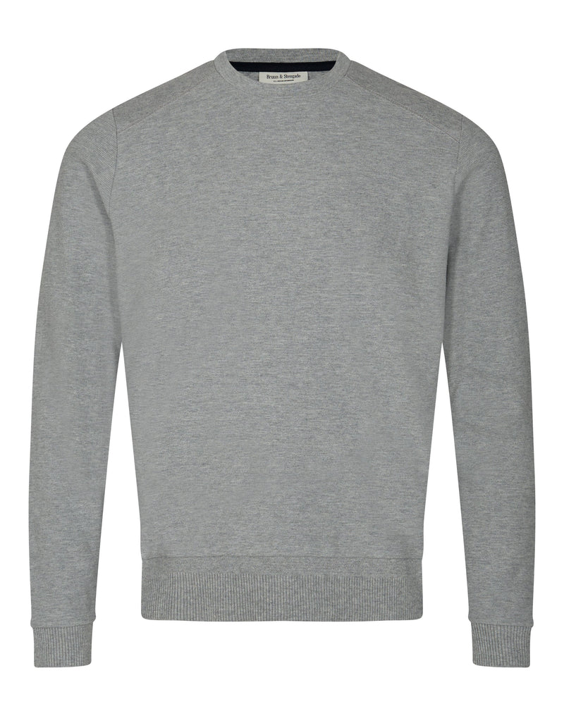BS Saki Regular Fit Sweatshirt Grå