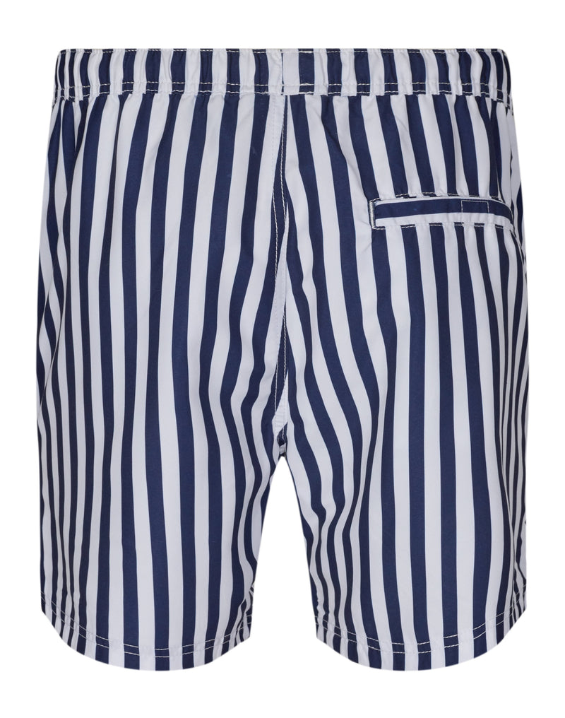 BS Havana Regular Fit Badeshorts Navy/Hvid