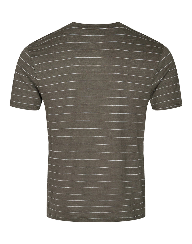 BS Catania Regular Fit Hør T-Shirt Army