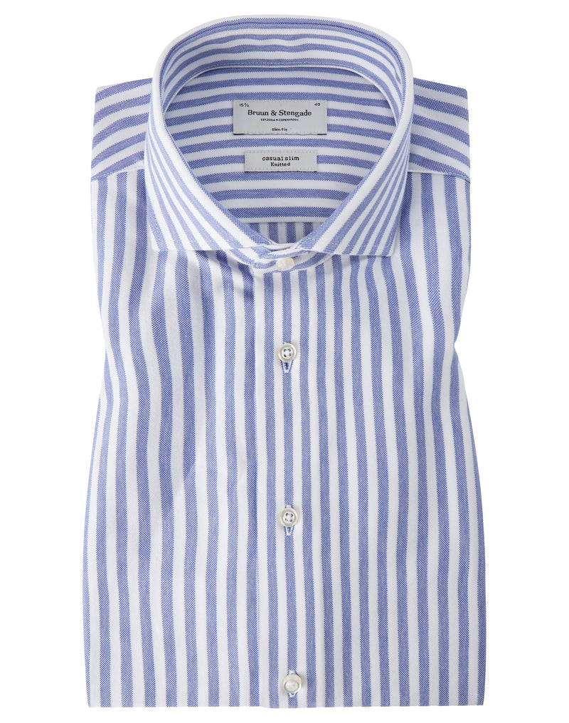 BS Eagle Slim Fit Skjorte Lyseblå