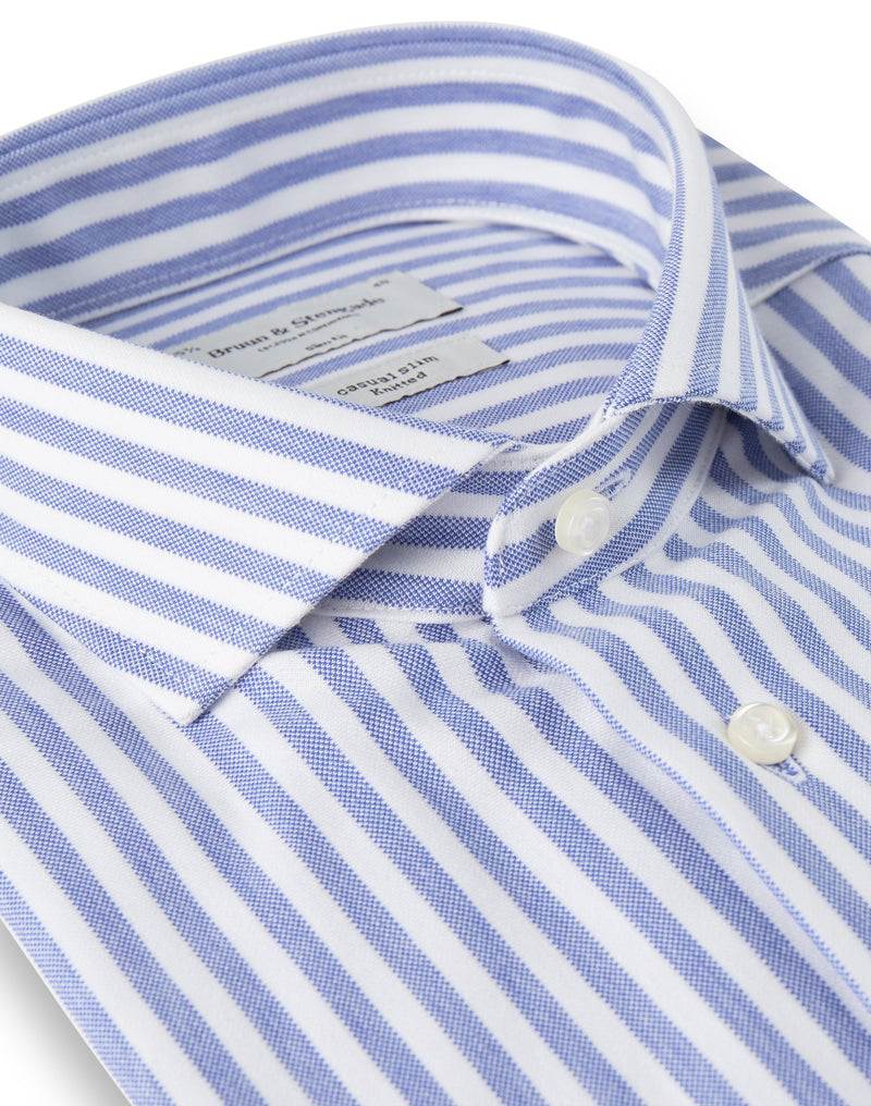 BS Eagle Slim Fit Skjorte Lyseblå