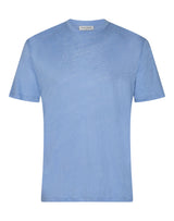BS Palermo Regular Fit Hør T-Shirt Lyseblå