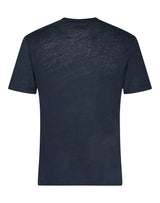 BS Palermo Regular Fit Hør T-Shirt Navy