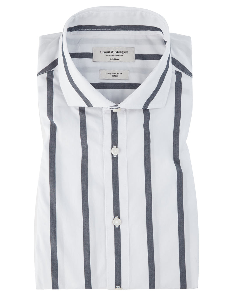 BS Sukumo Slim Fit Skjorte Hvid