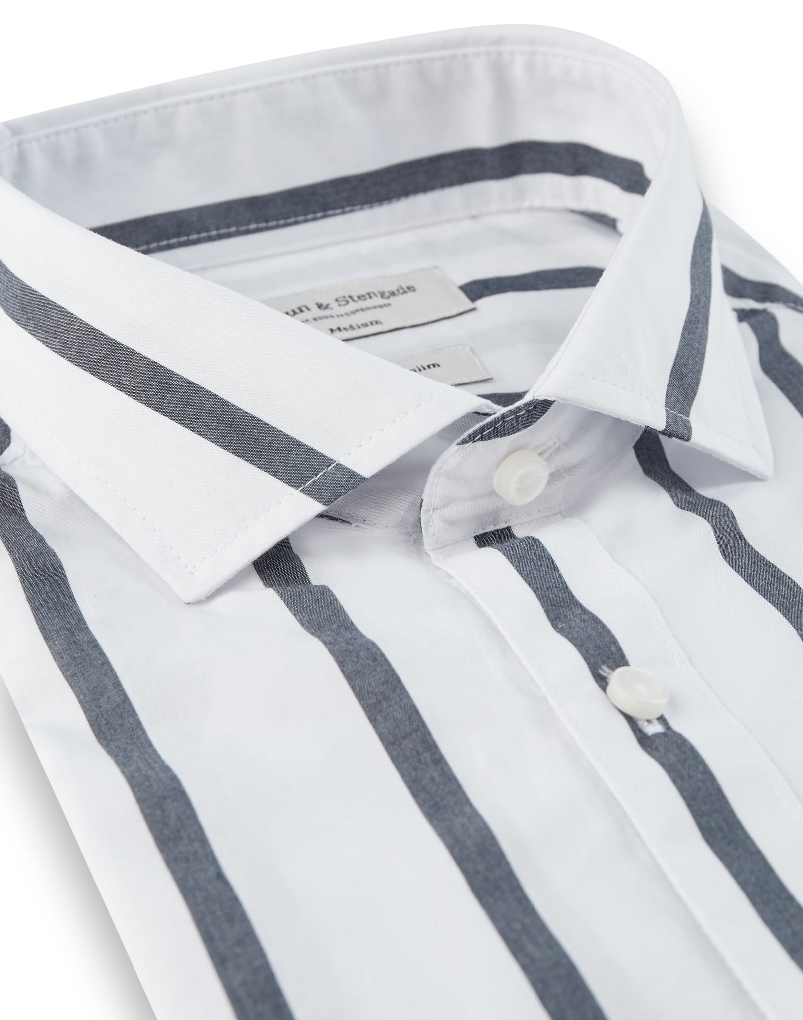 BS Sukumo Slim Fit Skjorte - White