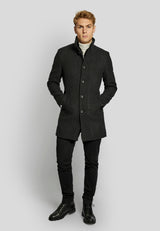 BS Ontario slim fit coat - Charcoal