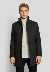 BS Ontario slim fit coat - Charcoal