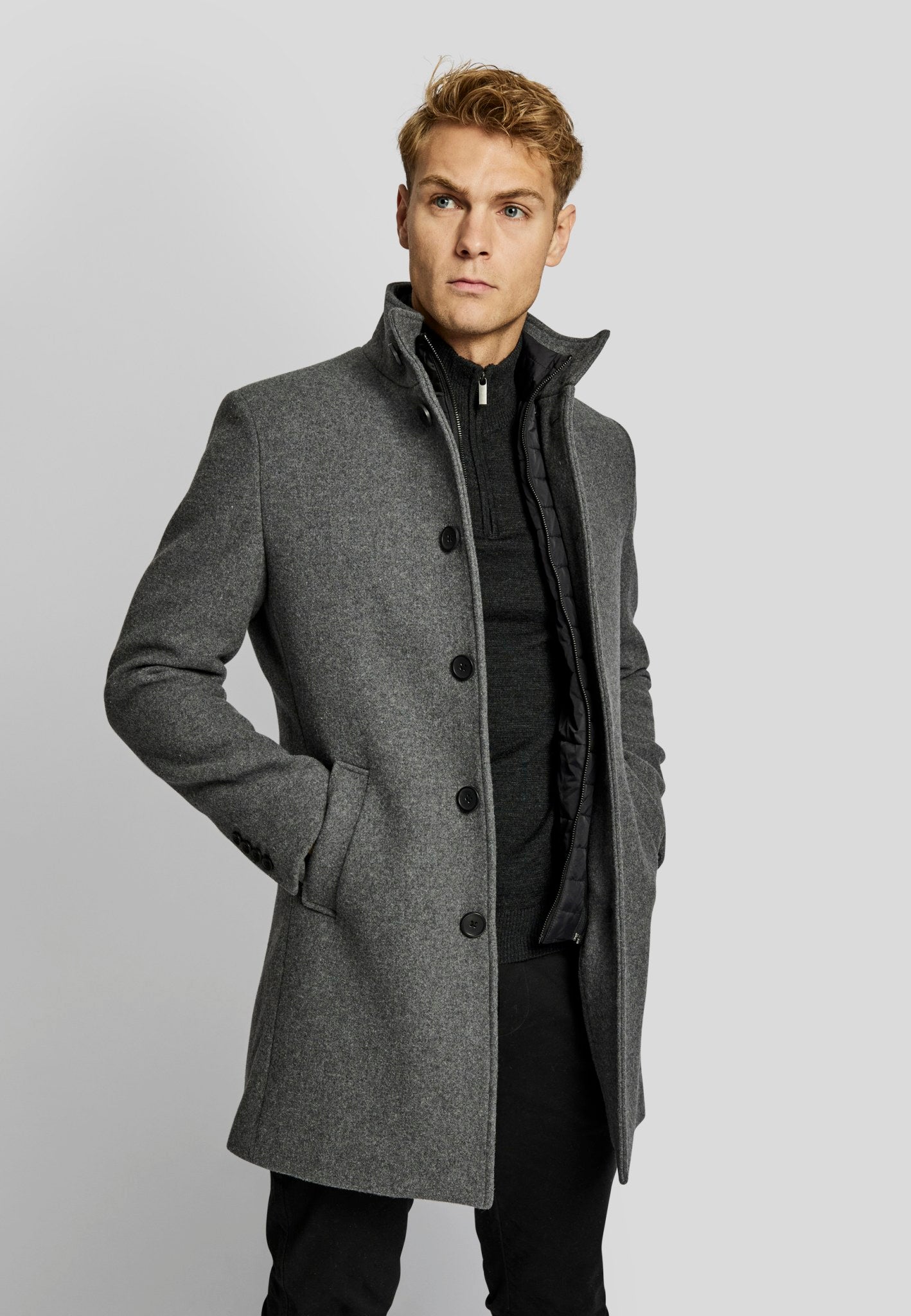 BS Ontario slim fit Frakke - Grey