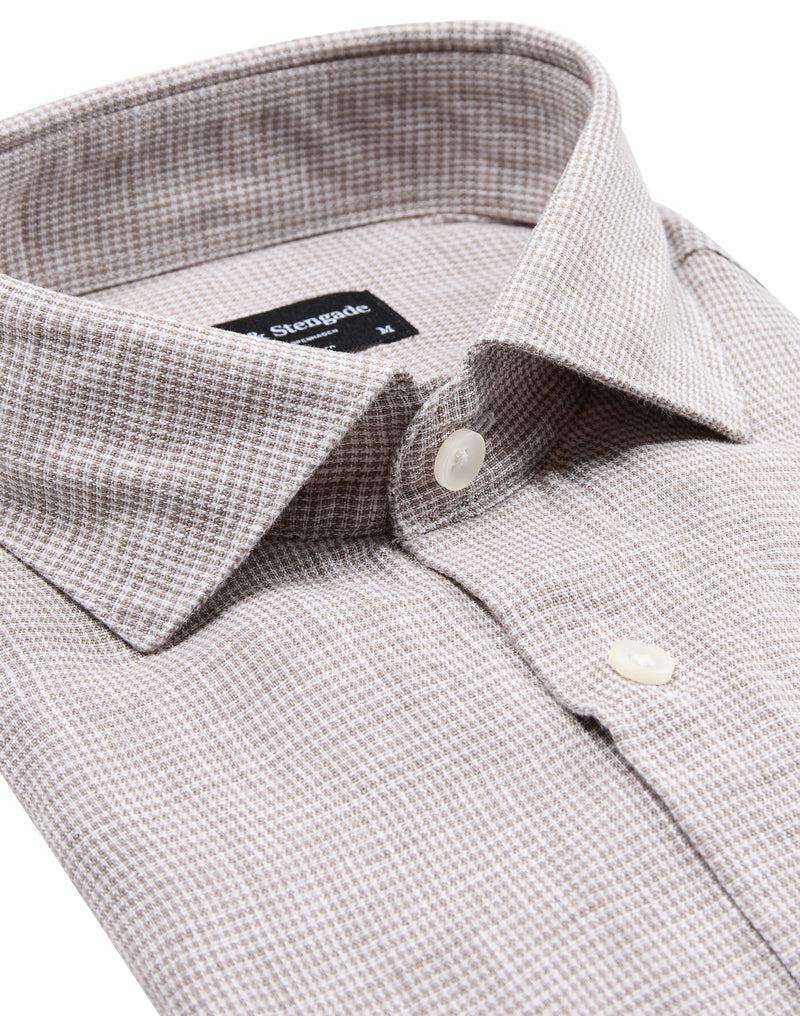 BS Toledo Casual Modern Fit Shirt - Clay