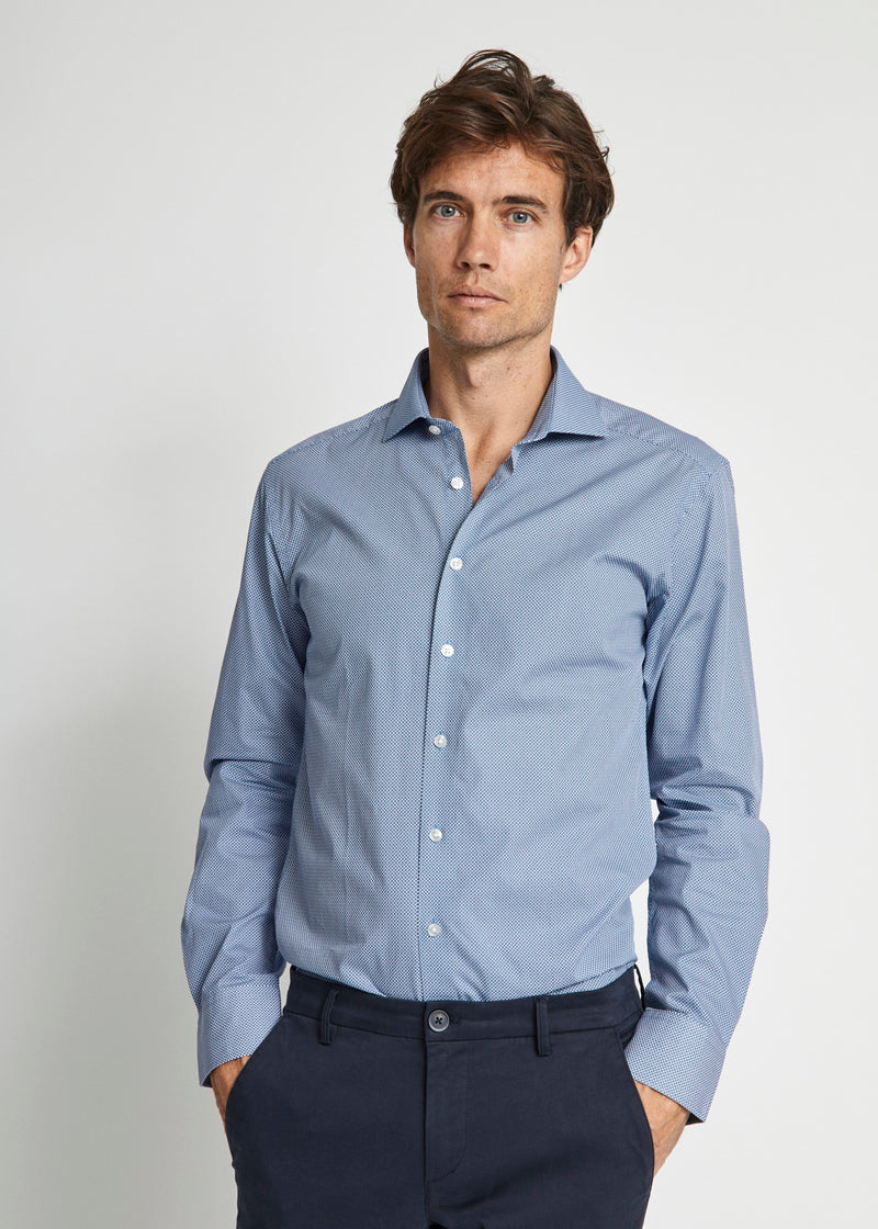 BS Manning Slim Fit Shirt - Dark Blue