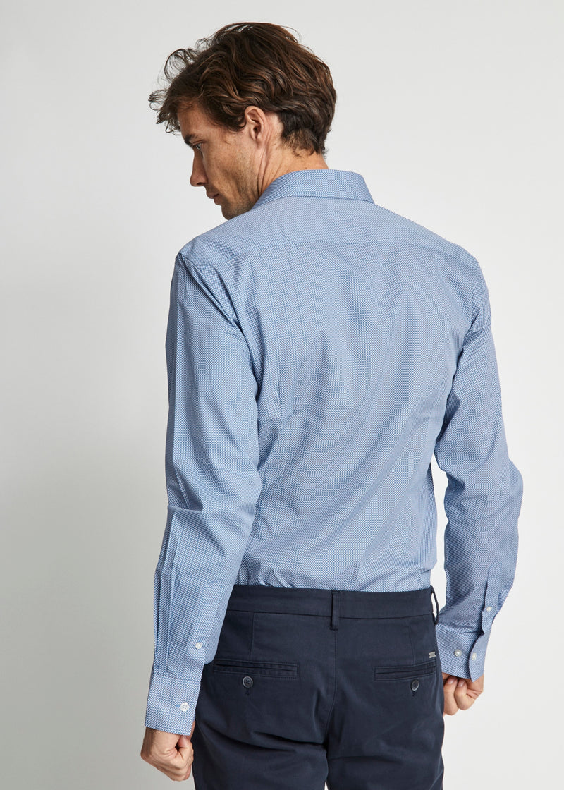 BS Manning Slim Fit Shirt - Dark Blue