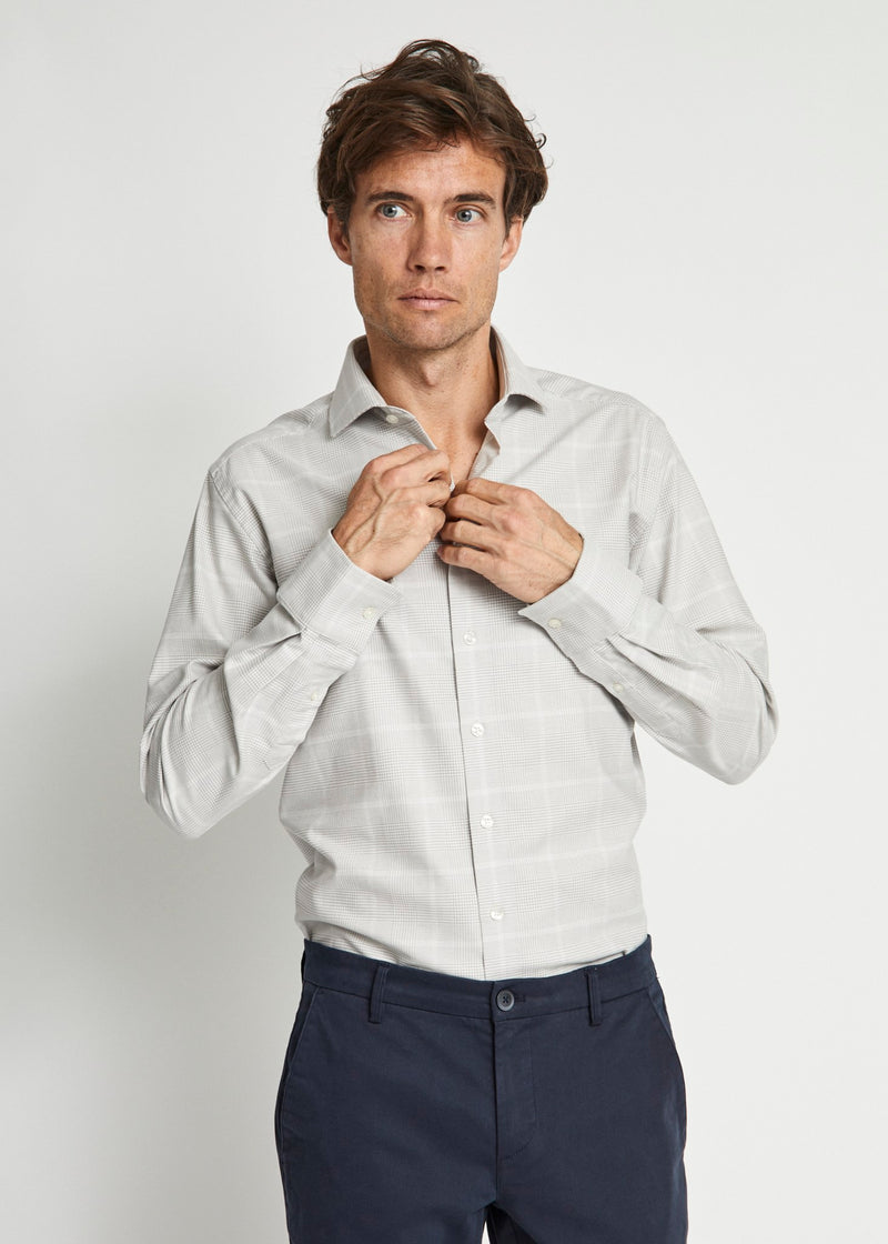 BS Mahomes Slim Fit Shirt - Sand