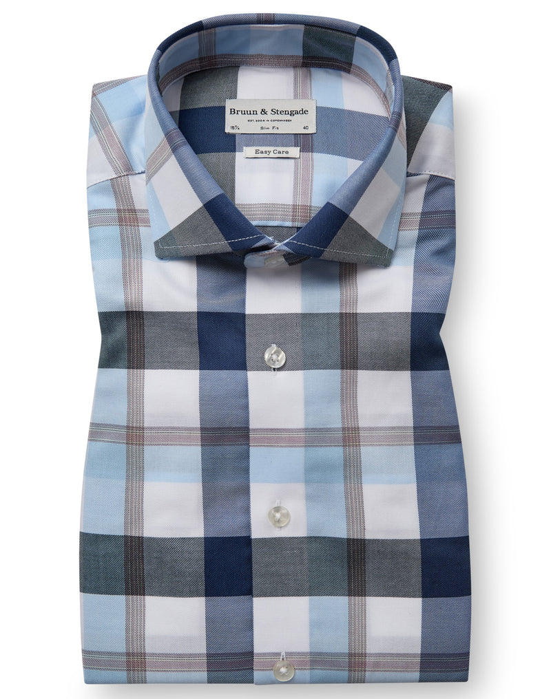 BS Watt Slim Fit Shirt - Blue