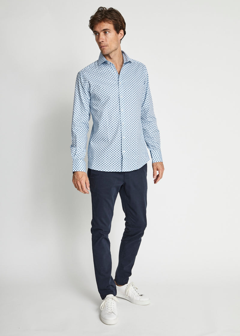 BS Barry Modern Fit Shirt - Light Blue