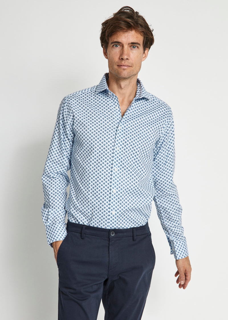 BS Barry Modern Fit Shirt - Light Blue