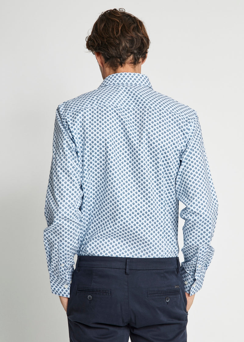 BS Barry Modern Fit Shirt - Light Blue