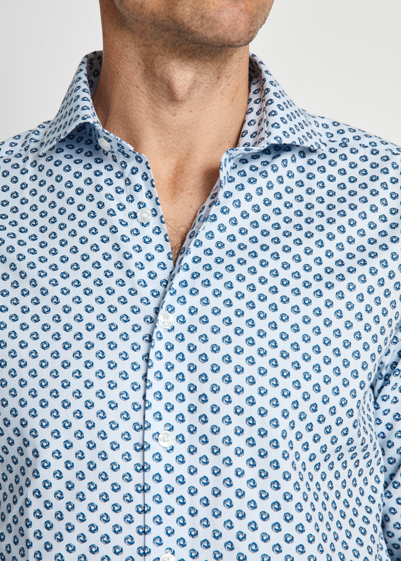 BS Barry Modern Fit Shirt - Light Blue