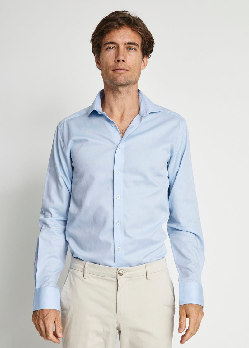 BS Lamar Modern Fit Shirt - Light Blue