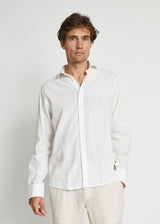 BS Butkus Casual Modern Fit Shirt - White
