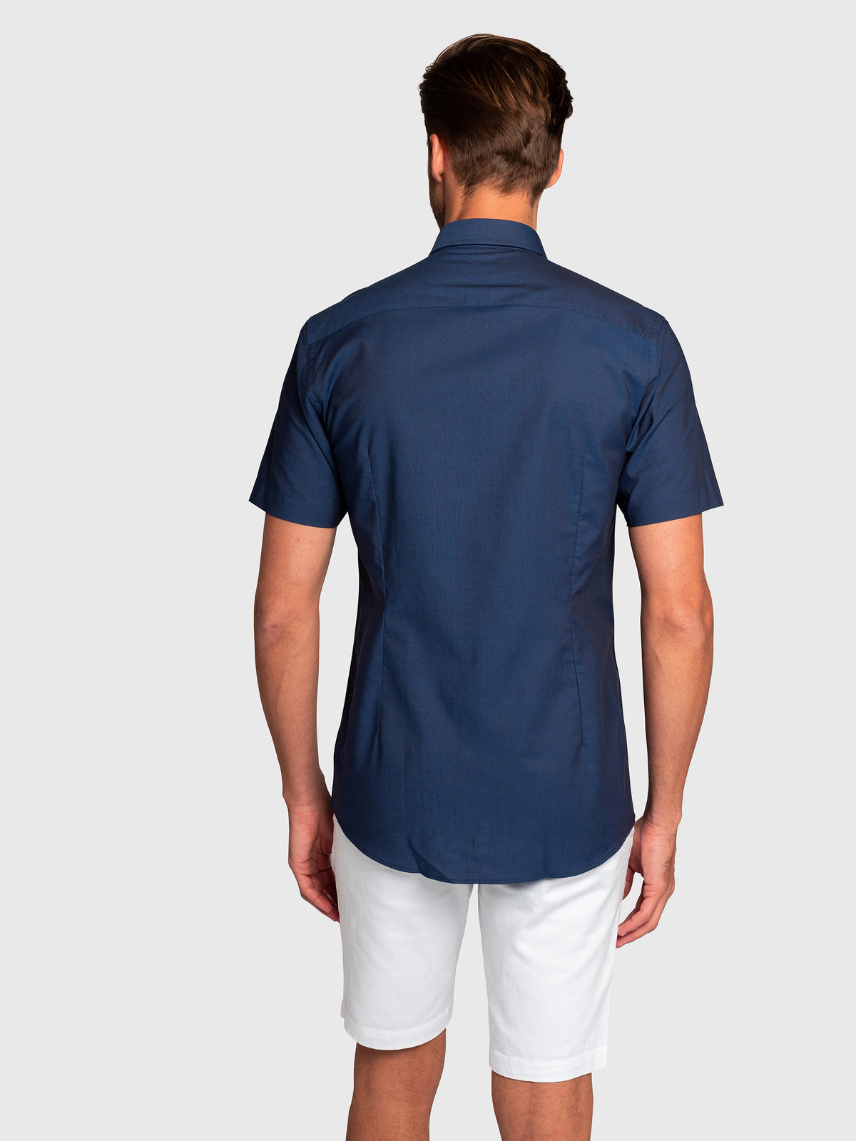 BS Kenneth Modern Fit Skjorte Dark Blue